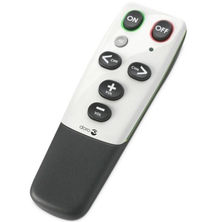 DORO HandleEasy 321rc Universal Remote Control - Simplify Your TV Experience with Effortless Ease!
